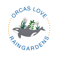 Orcas Love Raingardens logo