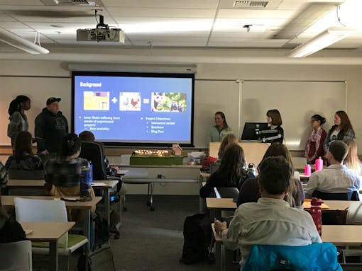 Final presentation in conservation biology class about the electric fence model final project