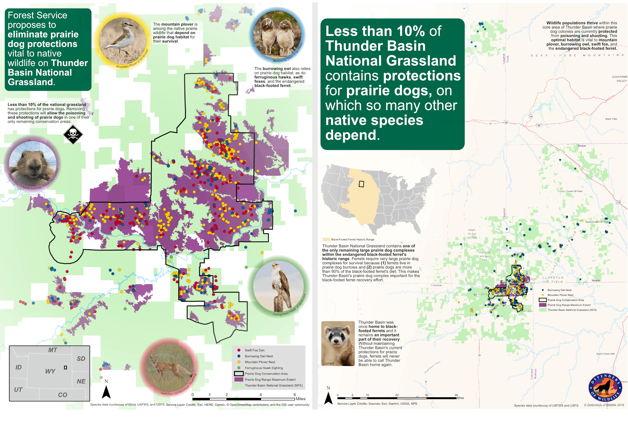 Thunder Basin map