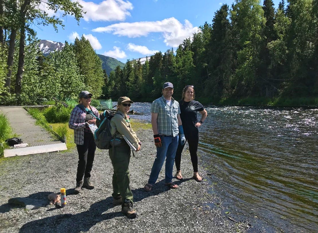 Volunteers for Russian river