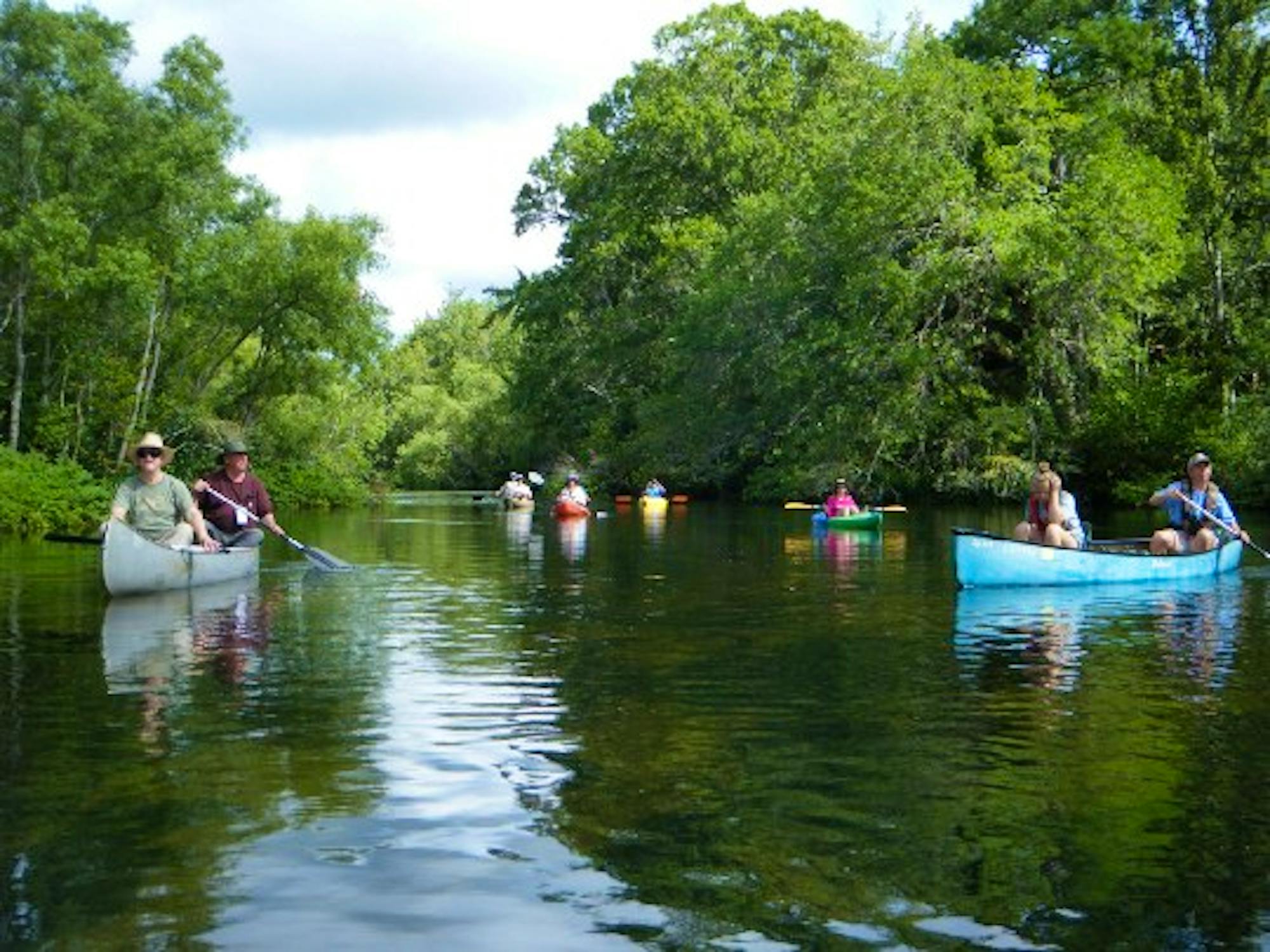 Wacissa River and Slave Canal kayaks