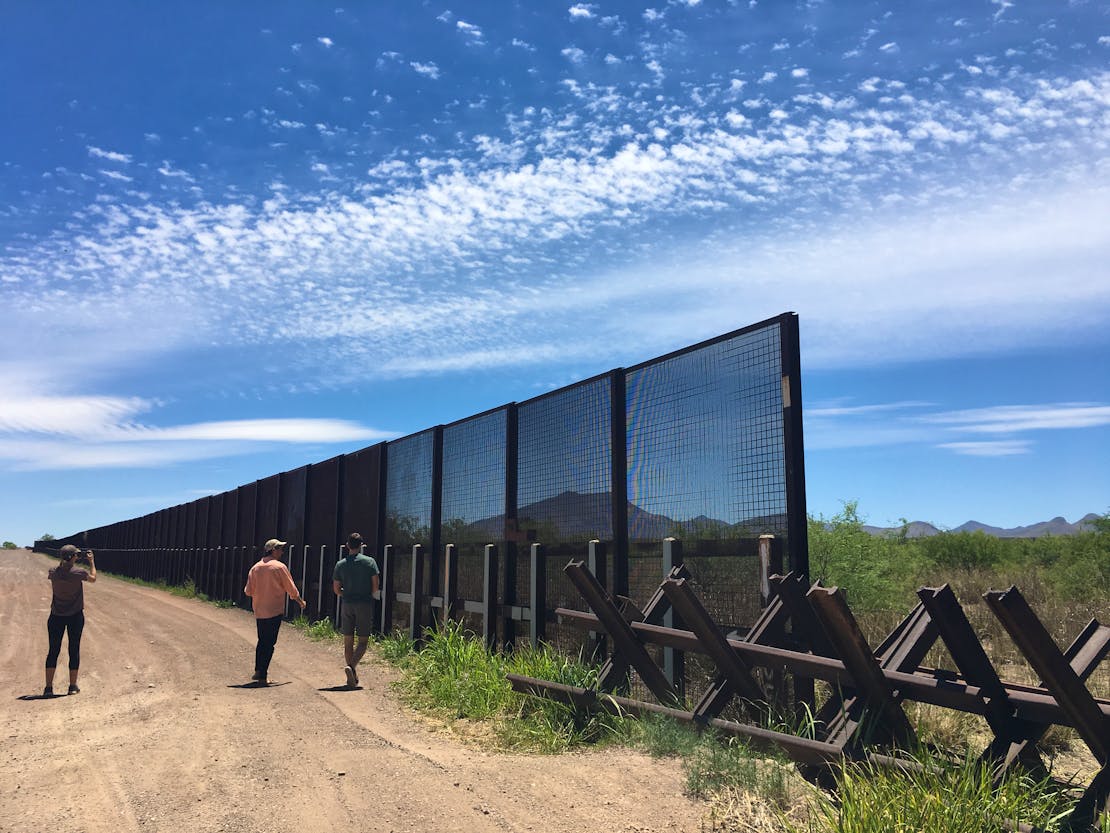 Coronado Natl Monument border wall 