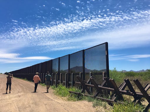 Coronado Natl Monument border wall 