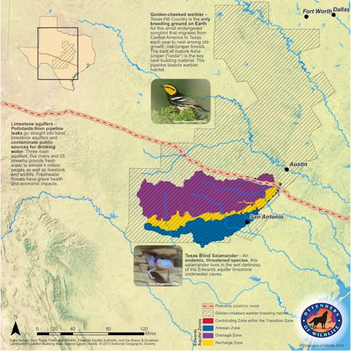 Map of Texas Hill Country