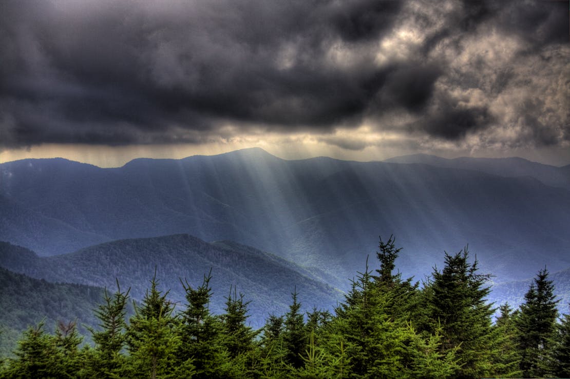 View from Mt. Mitchell, Appalachian Mtns