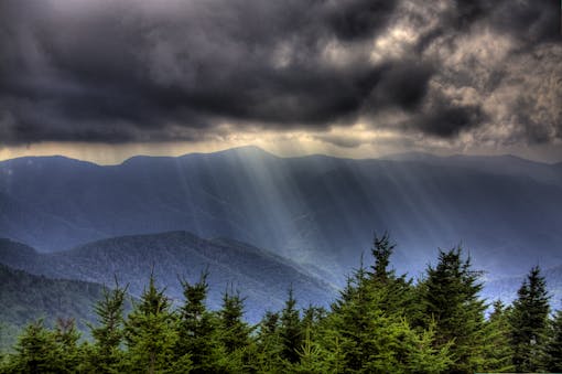 View from Mt. Mitchell, Appalachian Mtns