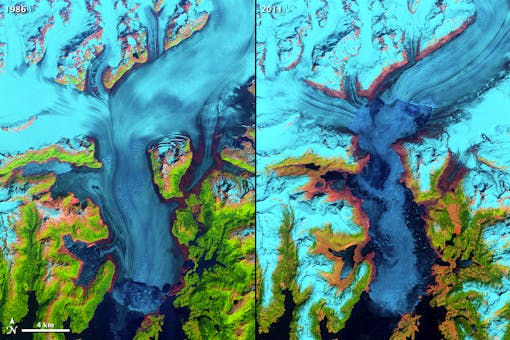 Columbia Glacier AK Habitat Change