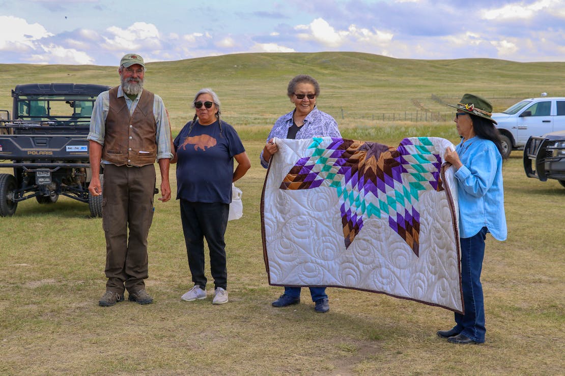 Rick honored with quilt