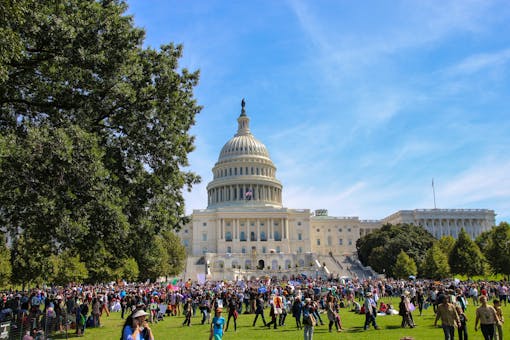 Climate Strike DC - Crowd on Capitol Lawn