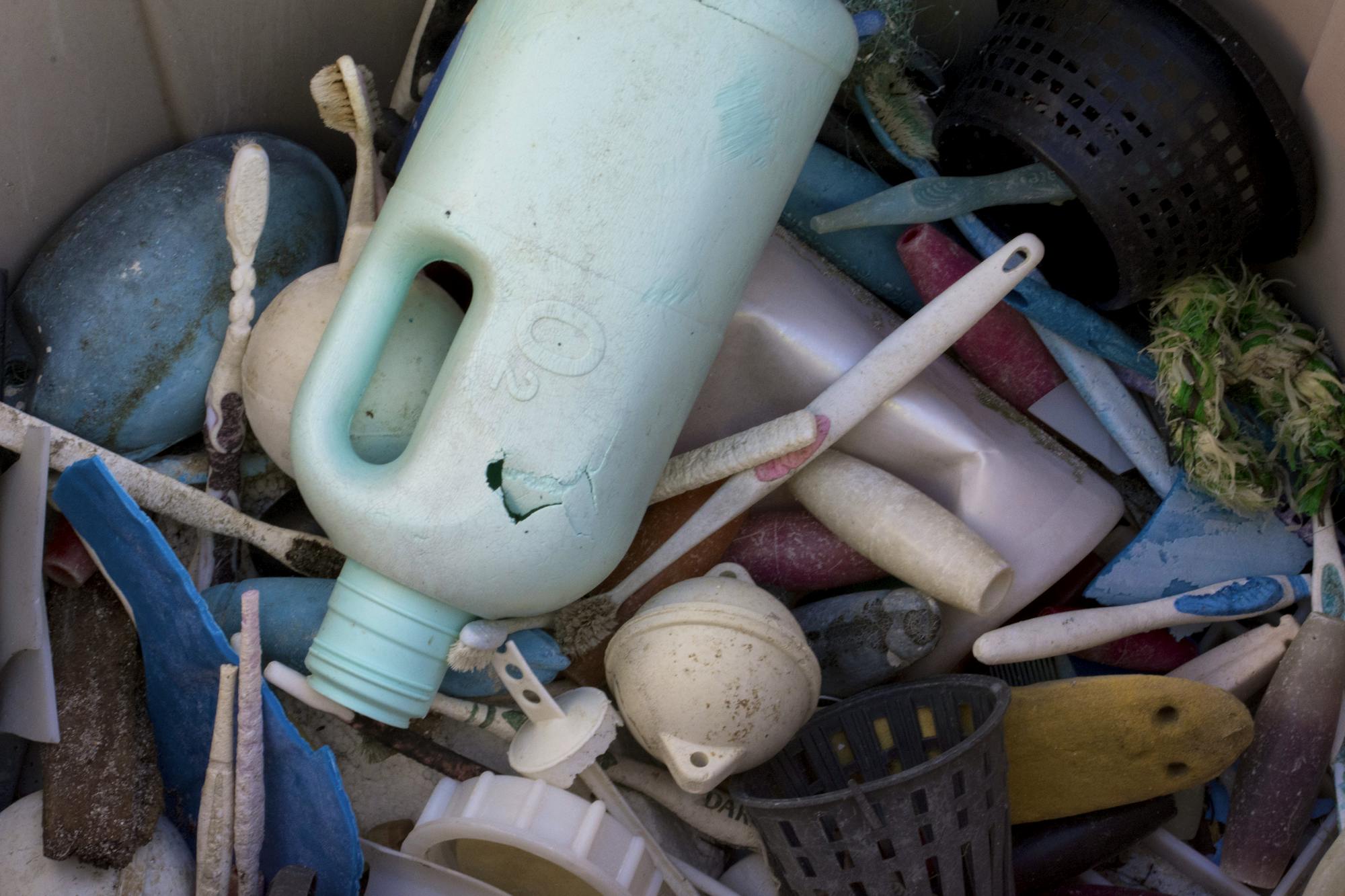 Marine debris collected on Midway Atoll 