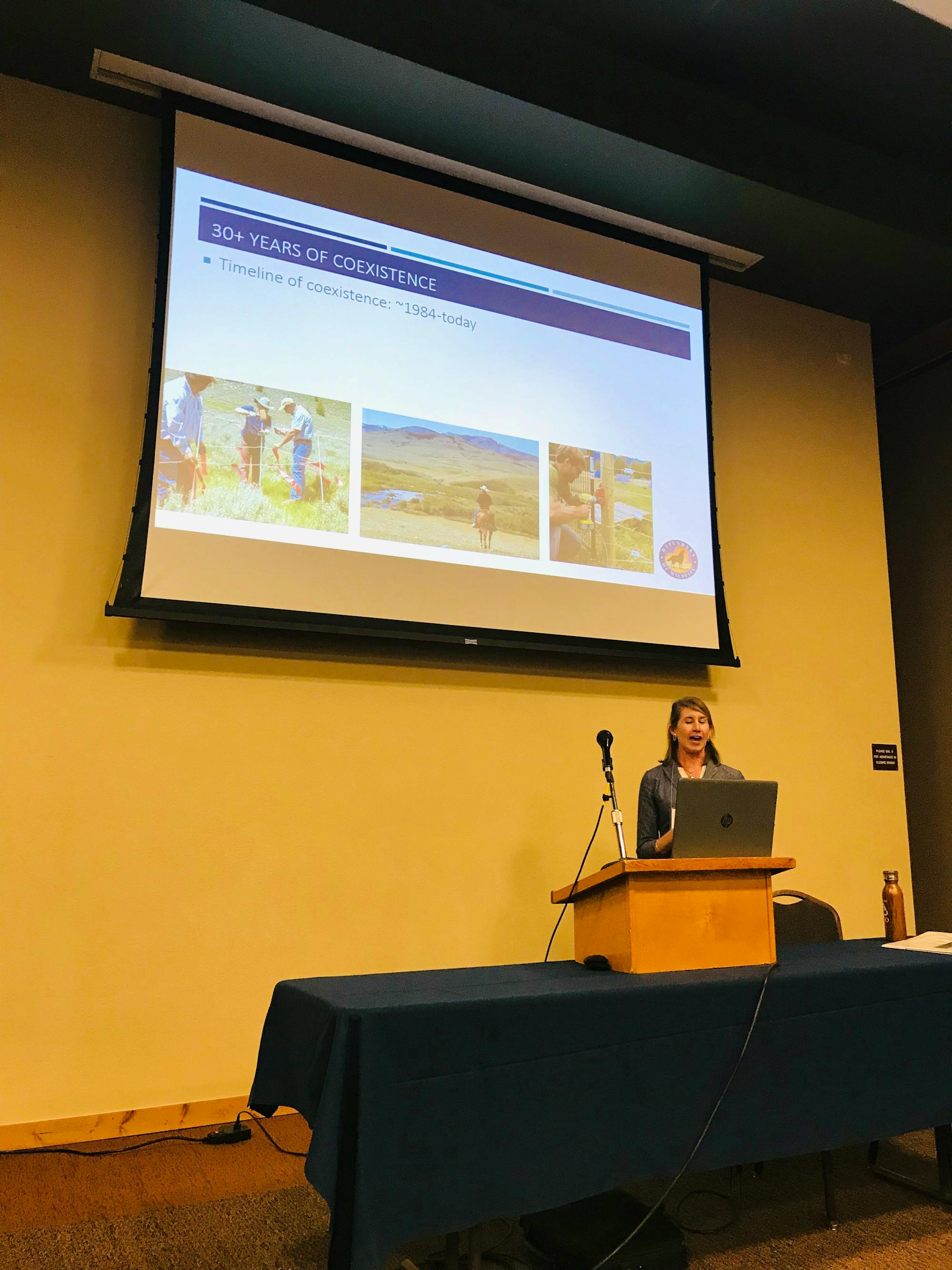 Pathways Conference 2019 Jennie Miller talking to 30 years of Coexistence