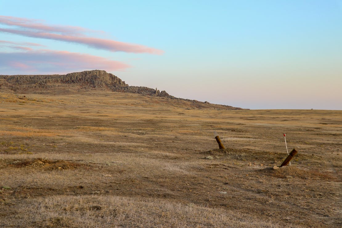 Fort Belknap traps prairie dog colony 