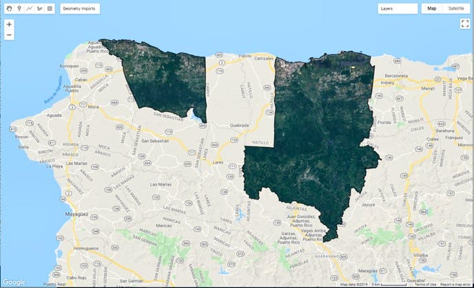 Satellite imagery of turtlefat’s current range according to the Fish and Wildlife Service (b) in April – September 2019..jpg