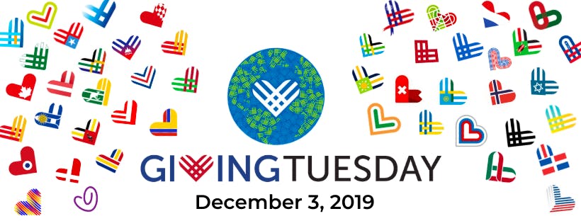 Giving Tuesday Global hearts 2019