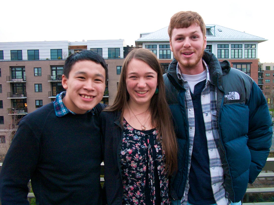 Nelson Kanuk, Kelsey Juliana, John Thiebes