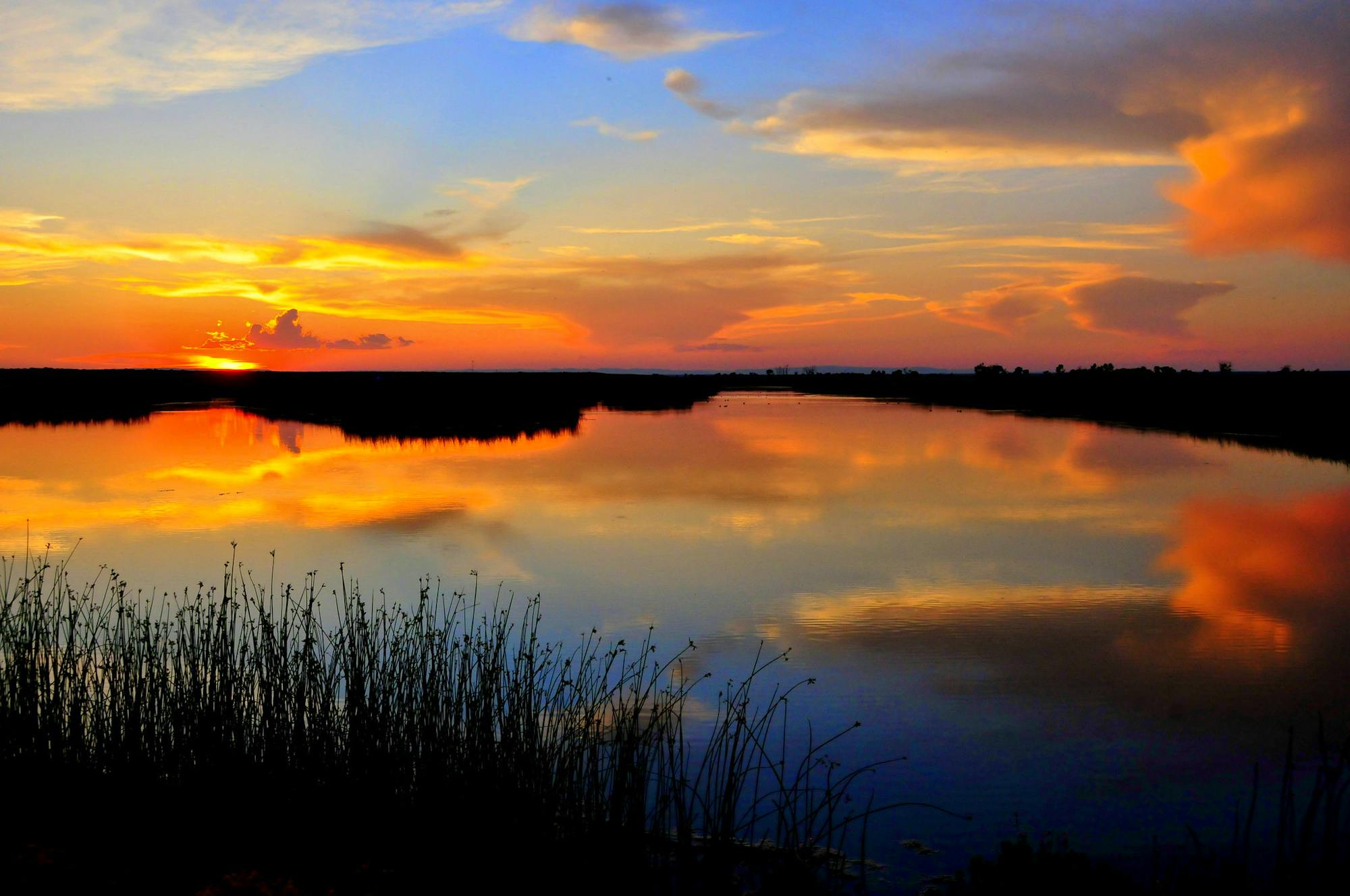 Seedskadee National Wildlife Refuge Hawley Unit at Sunset