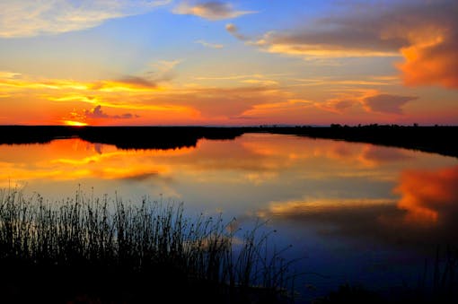 Seedskadee National Wildlife Refuge Hawley Unit at Sunset