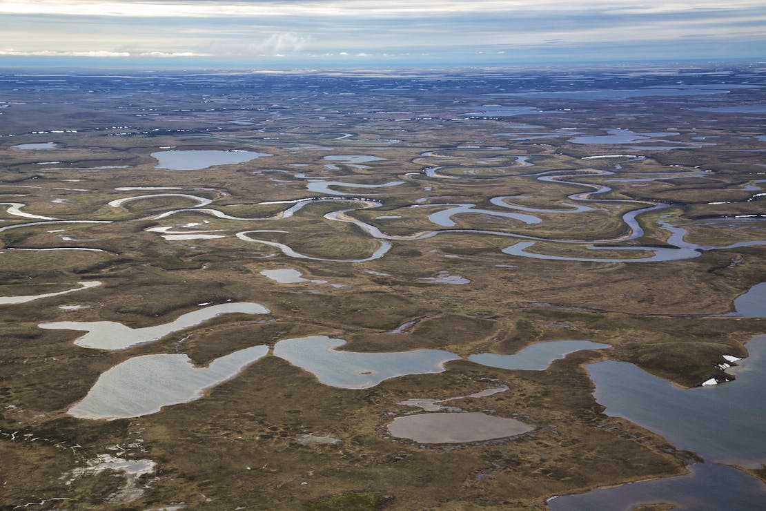 National Petroleum Reserve-Alaska from the air