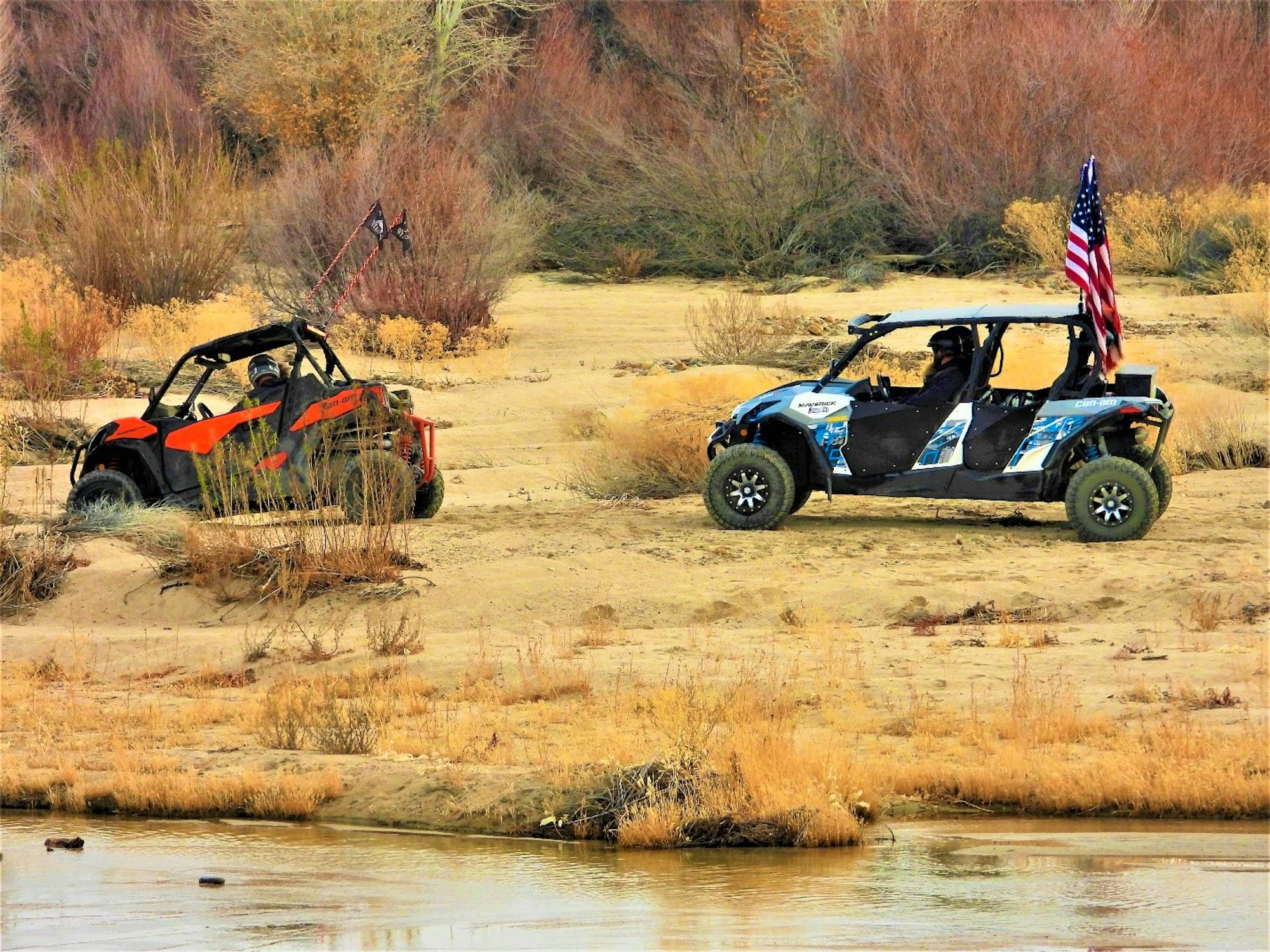 Offroad vehicle use in the CA desert 