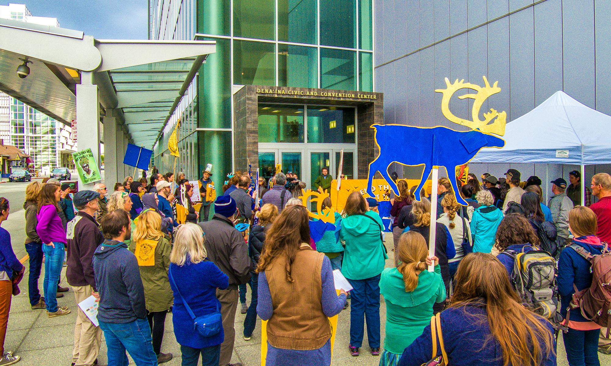 Protest on Arctic Refuge