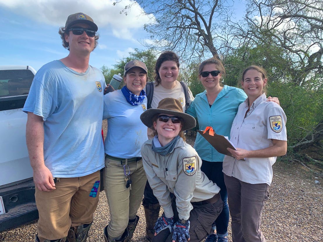 FWS staff in Laguna Atascosa NWR 