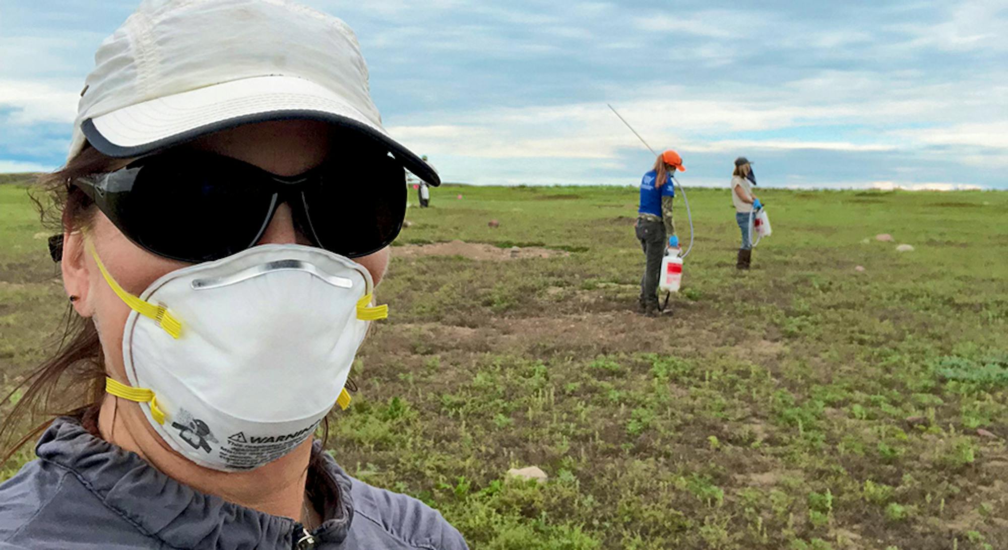 Geared up in black-footed ferret territory.