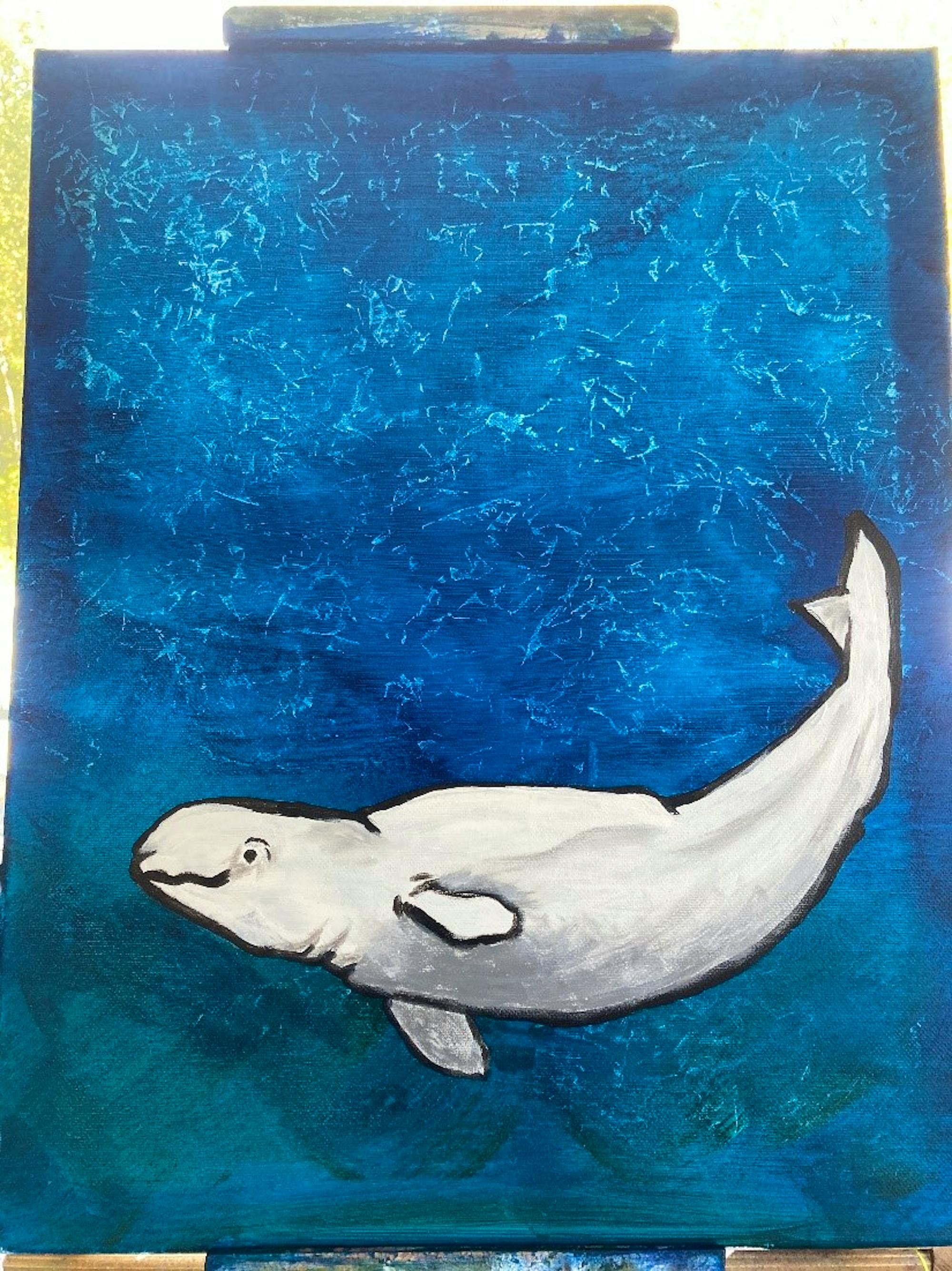 Jen’s beluga painting!