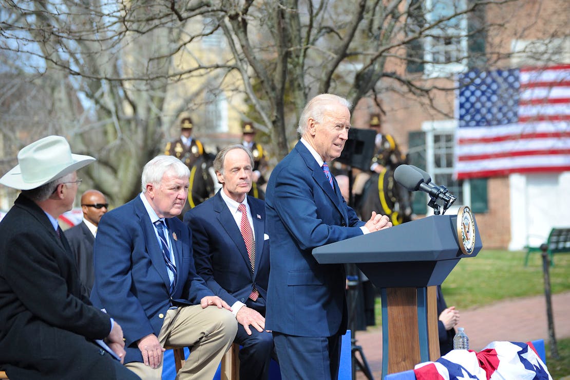 Vice President Joe Biden in Delaware