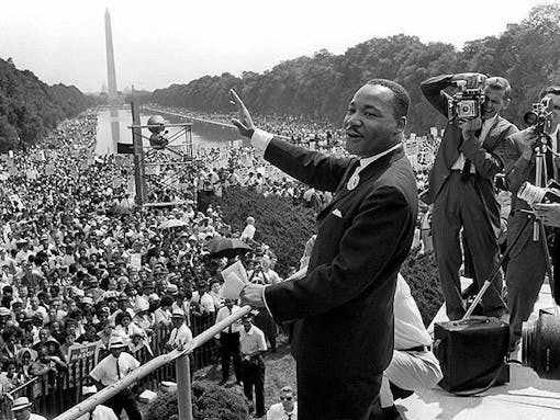 Martin Luther King Jr on the National Mall