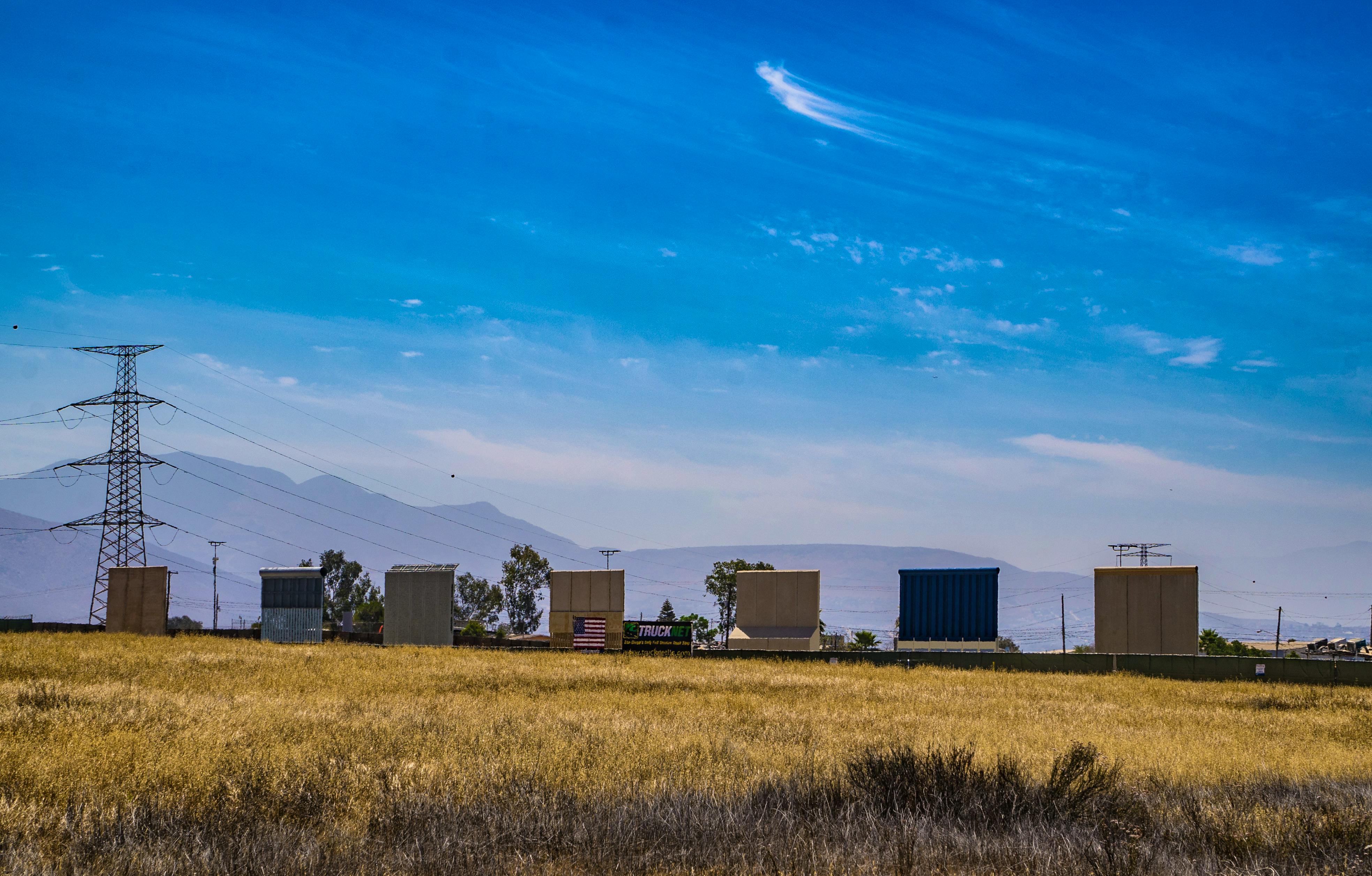 Border wall fencing and wall prototypes
