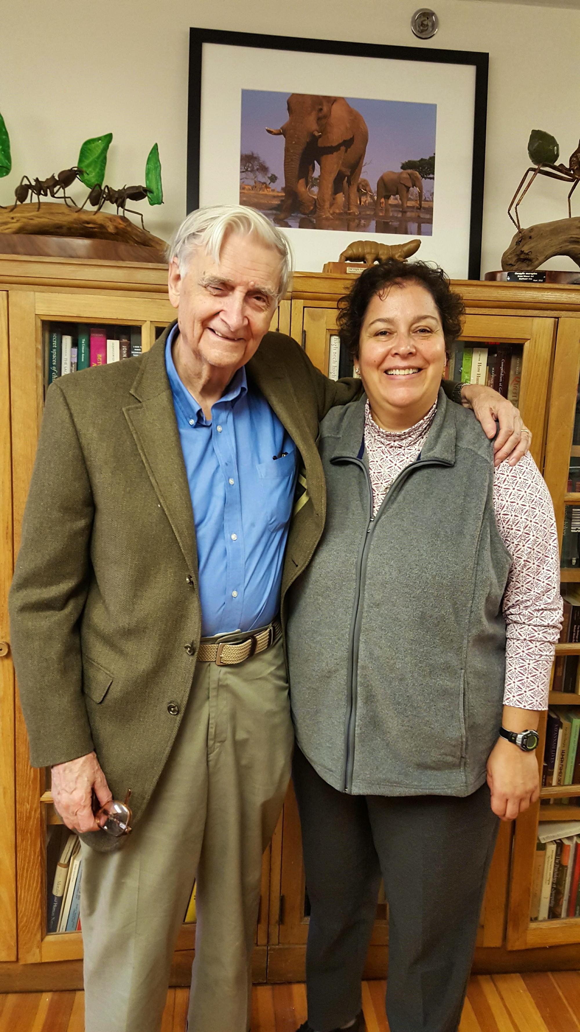 Gaby Chavarria and EO Wilson