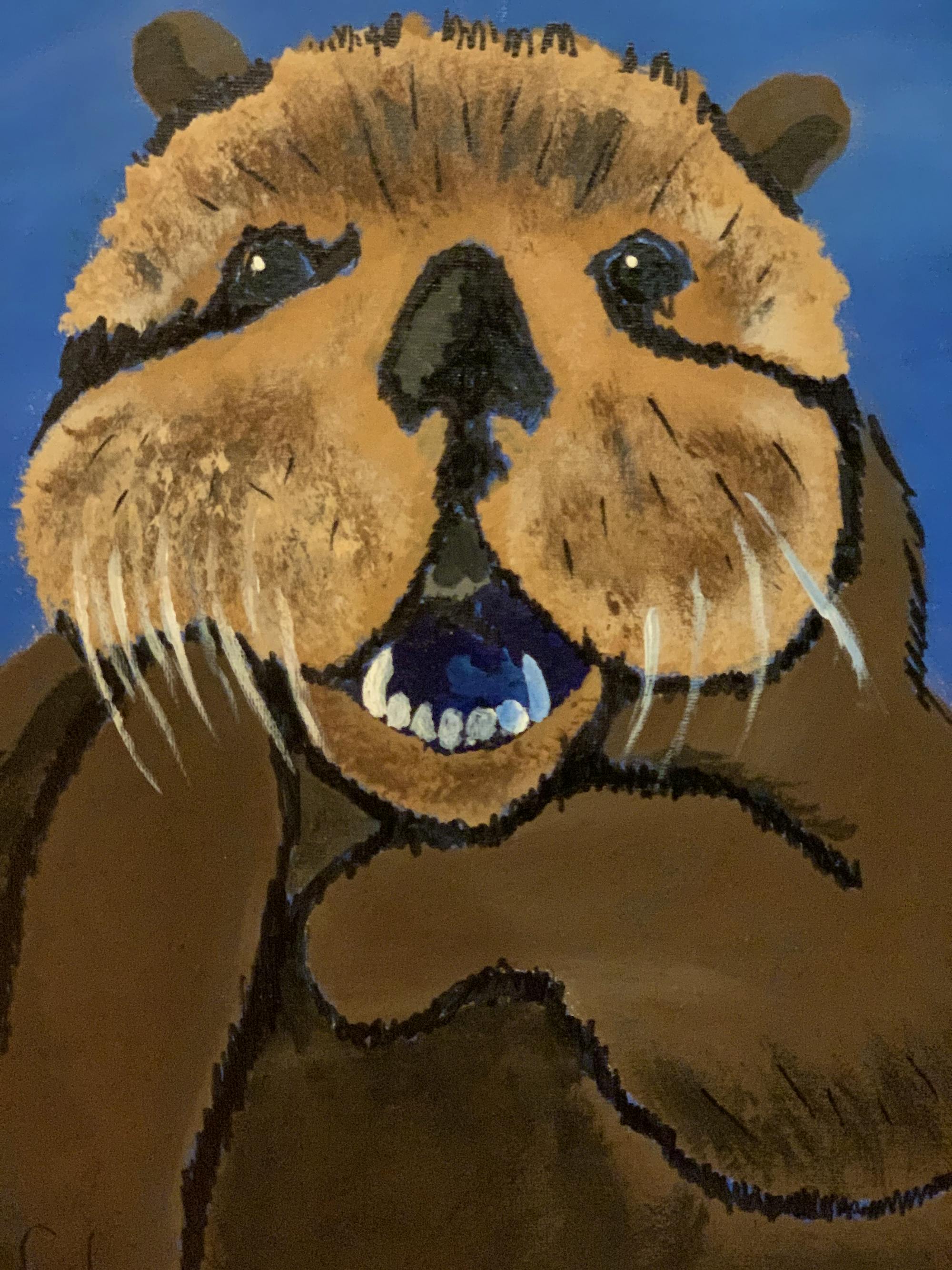 painted sea otter