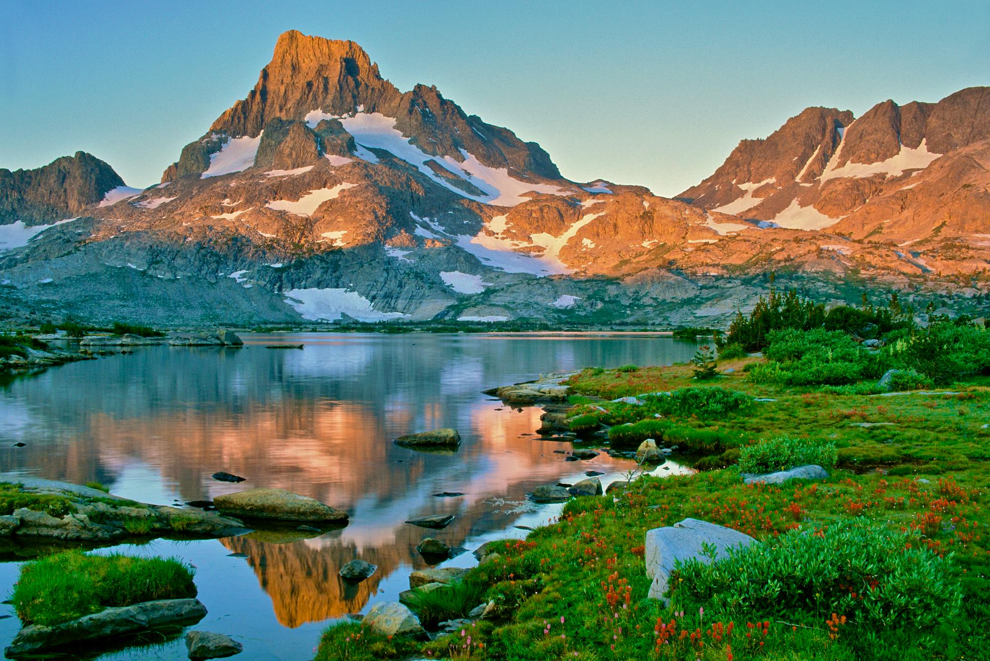 Banner Peak, Thousand Island Lake, California