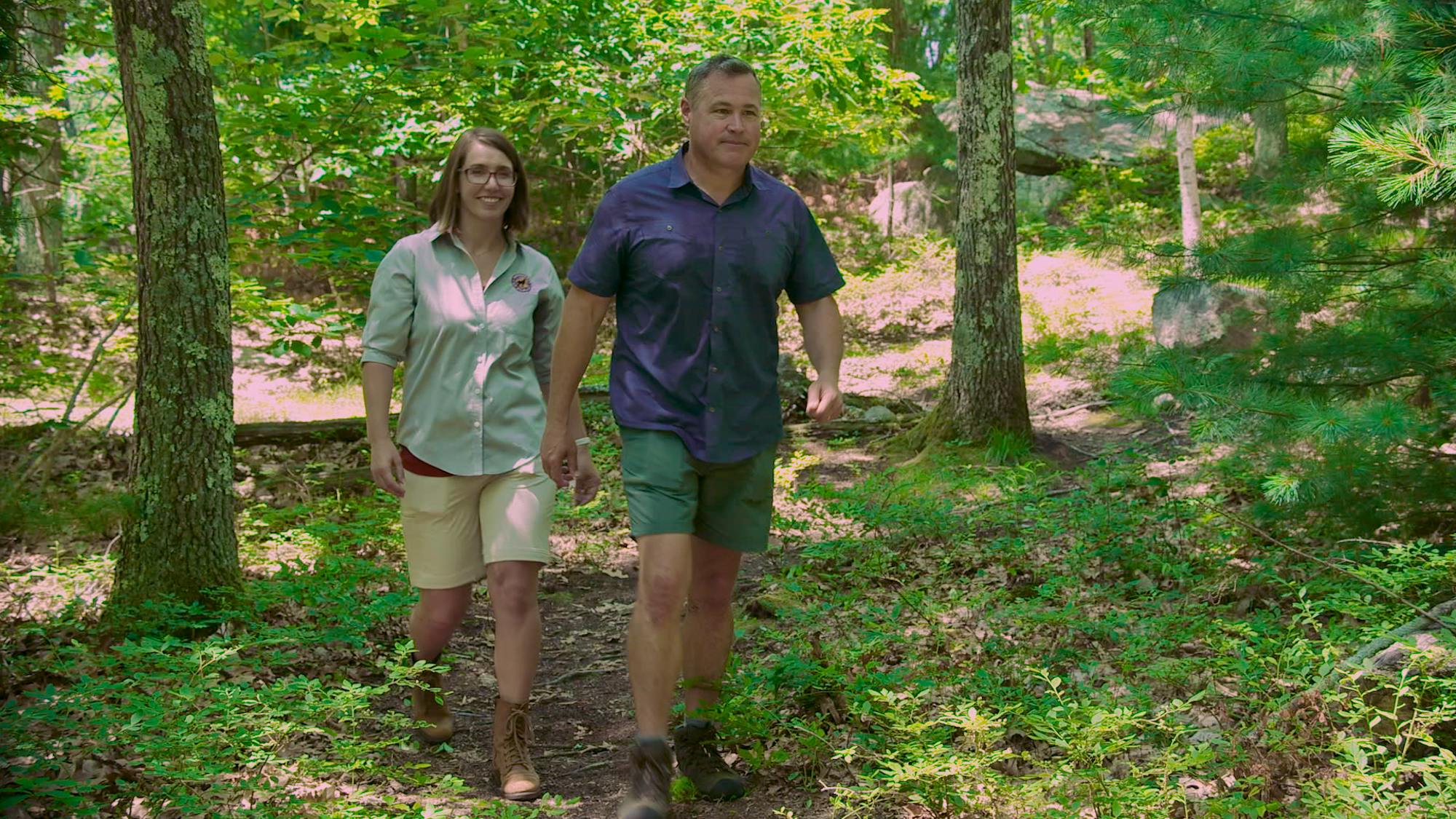 Lindsay Rosa with Jeff Corwin