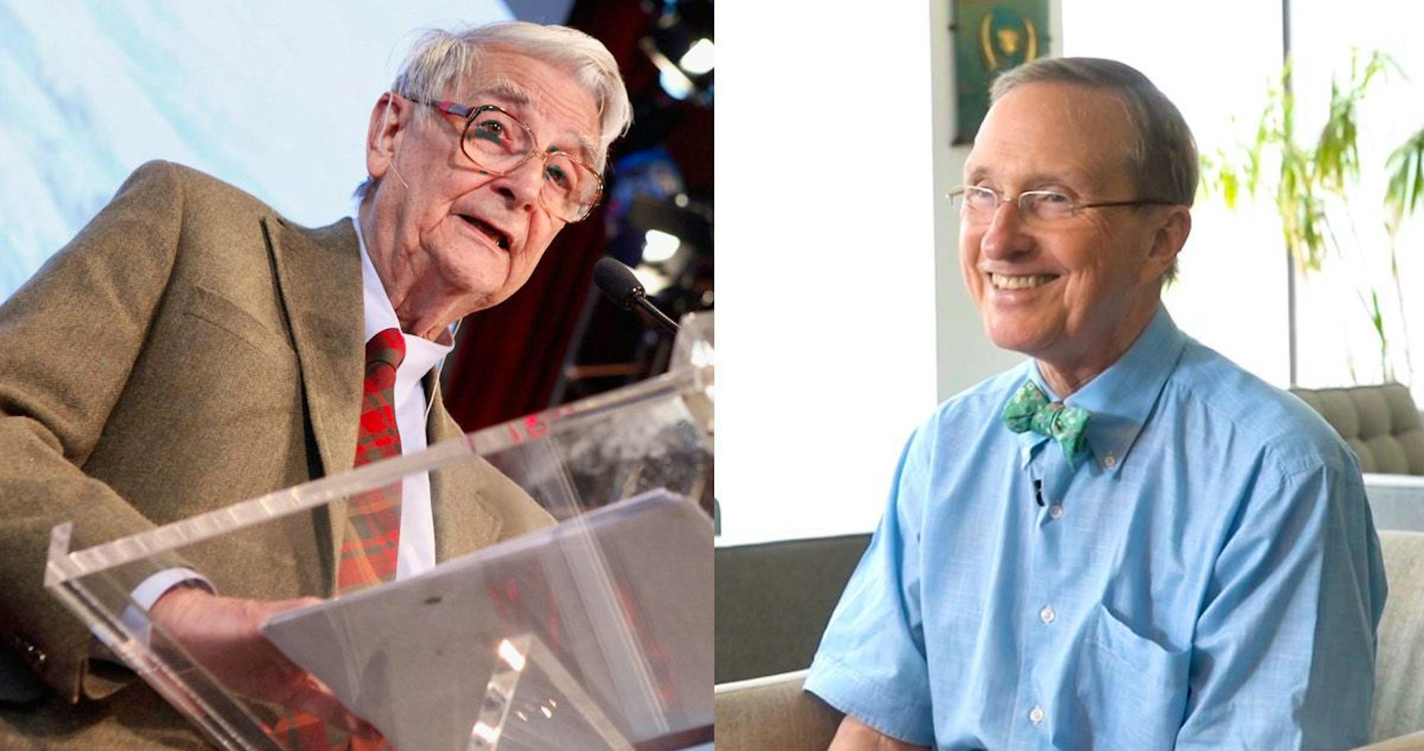 E.O. Wilson and Tom Lovejoy