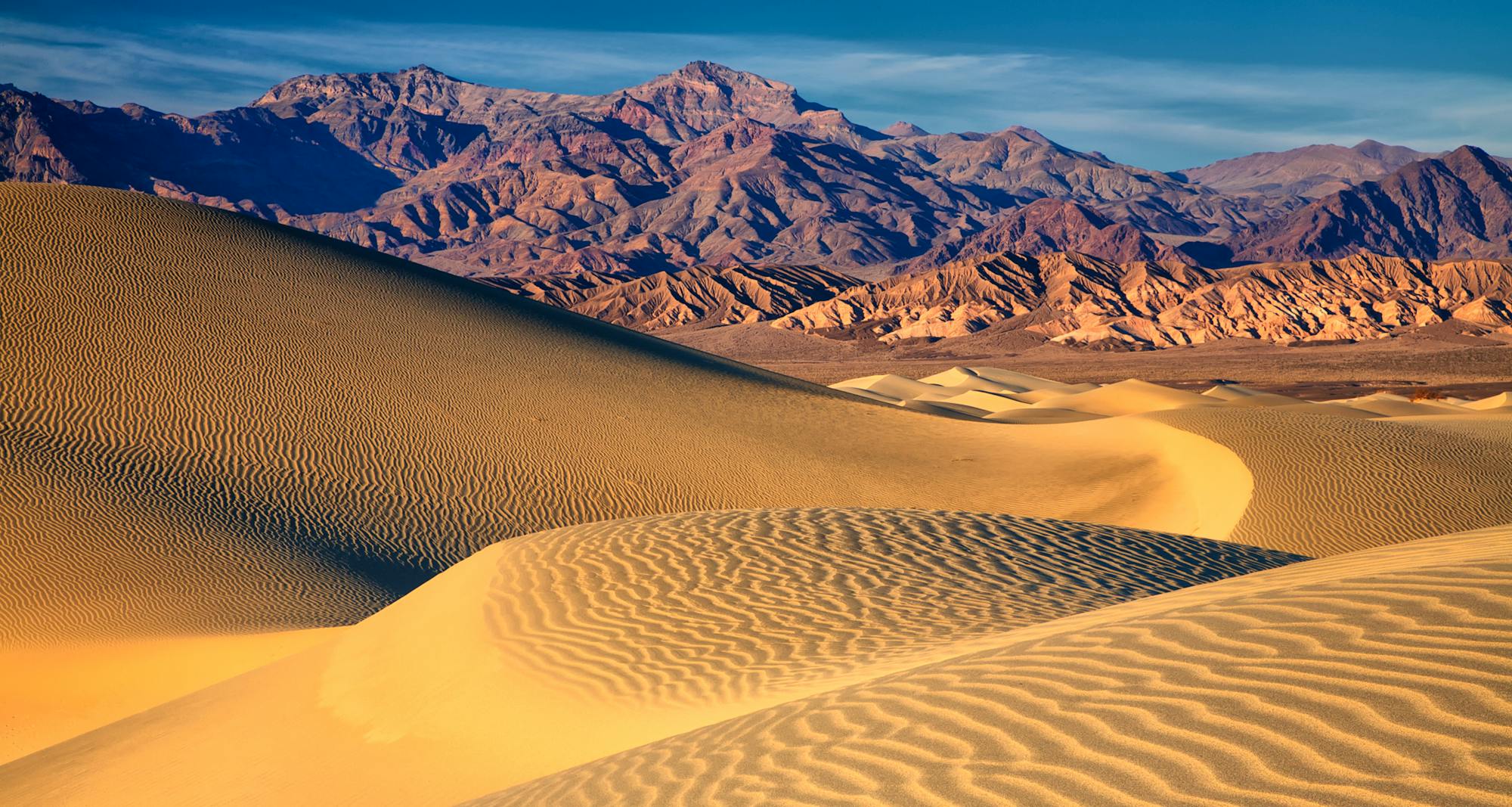 Mesquite Sand Dunes - Death Valley National Park - California