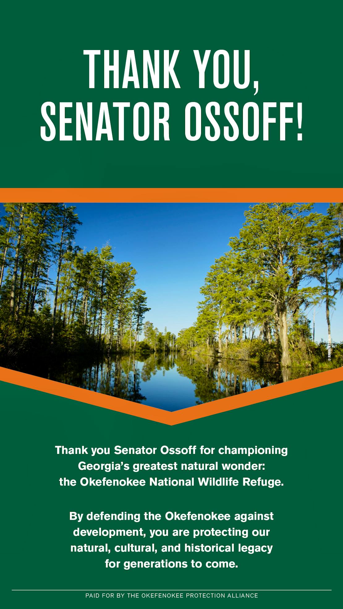 Okefenokee Thank You