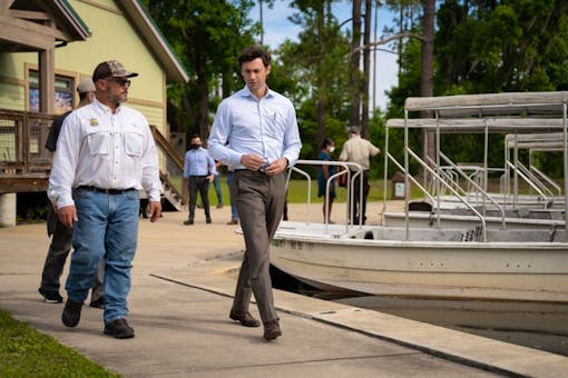 Ossoff walking