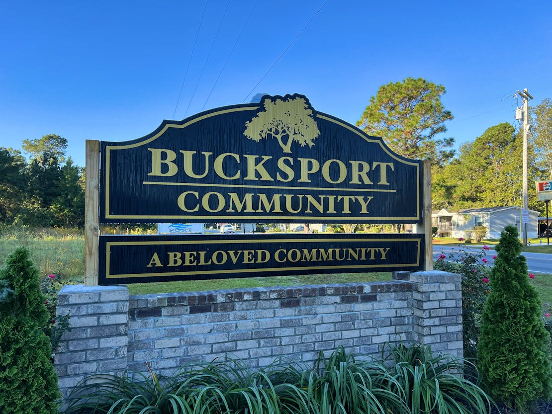 Bucksport Community sign