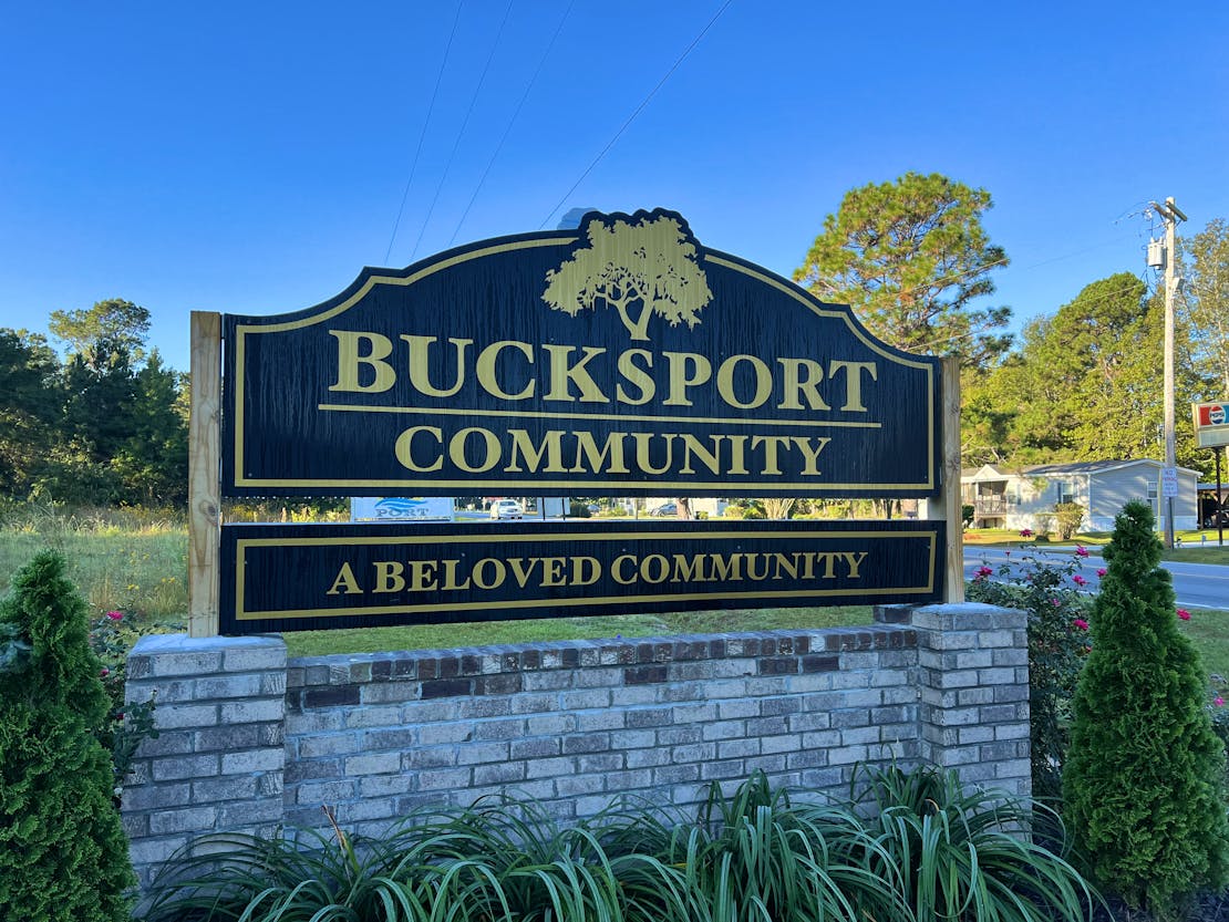 Bucksport Community sign