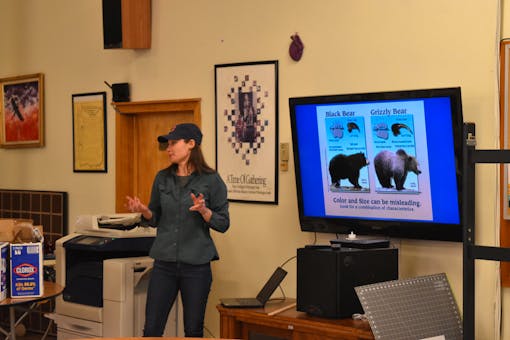 Zoe Hanley Speaking - Sauk Suiattle Bear Awareness Training - Washington