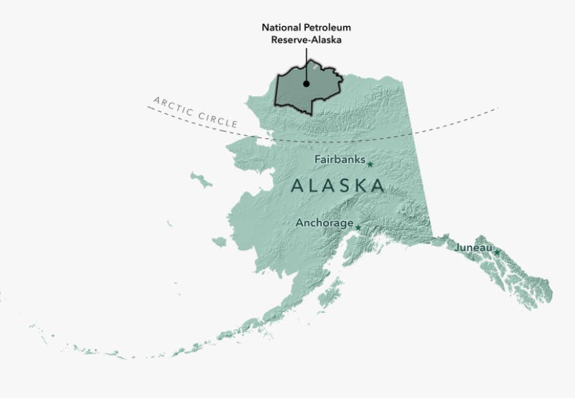 map of alaska