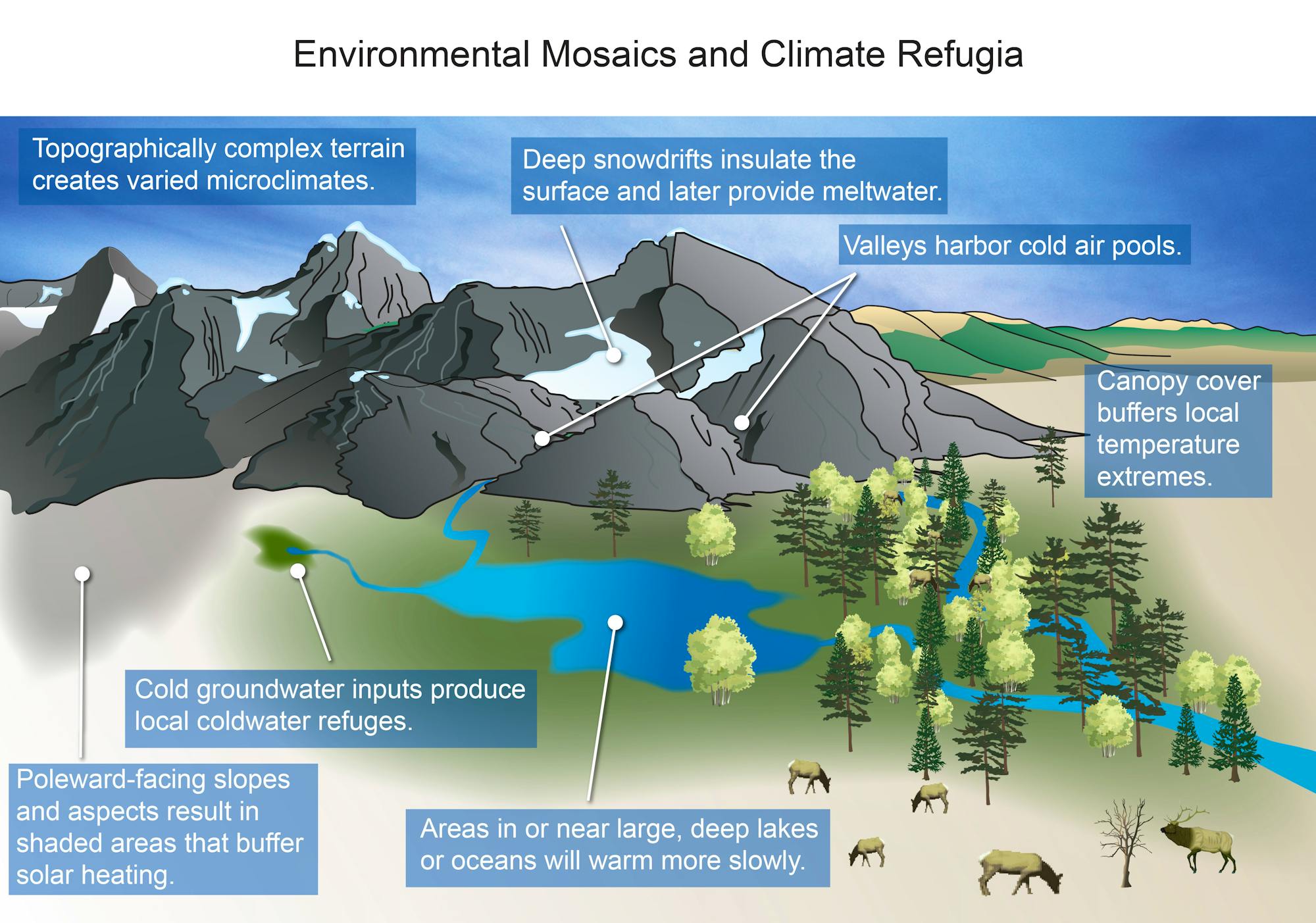 2024.01.11-Environmental Mosaics and Climate Refugia graphic-Crimmins, A.R., C.W. Avery, D.R. Easterling, K.E. Kunkel, B.C. Stewart, and T.K. Maycock, Eds. U.S. Global Change Research Program