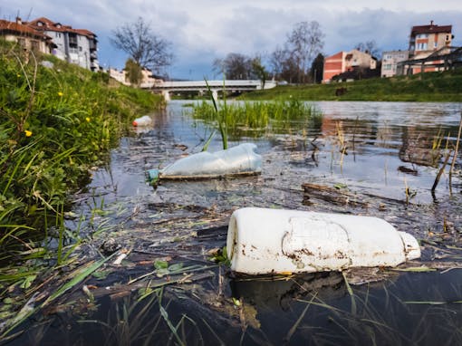 2021.04.19 - Plastic Bottles in River - Ivan Radic-Flickr