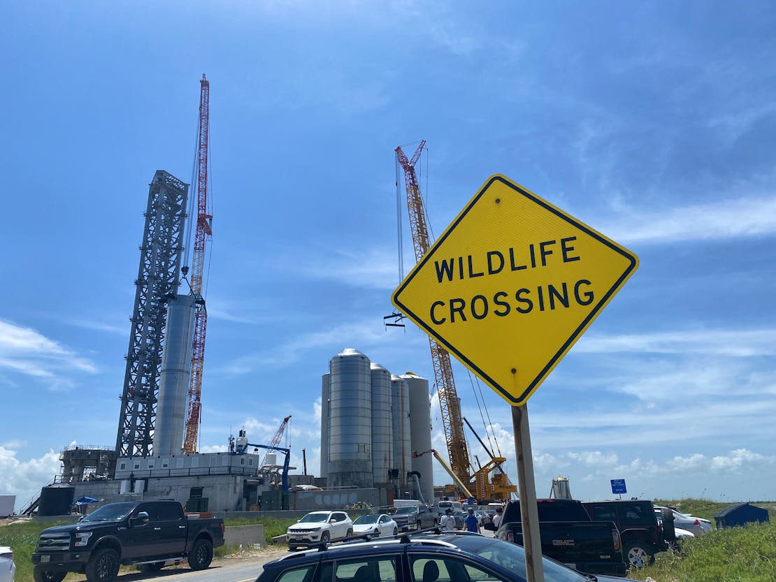 SpaceX Launch Site Wildlife Sign