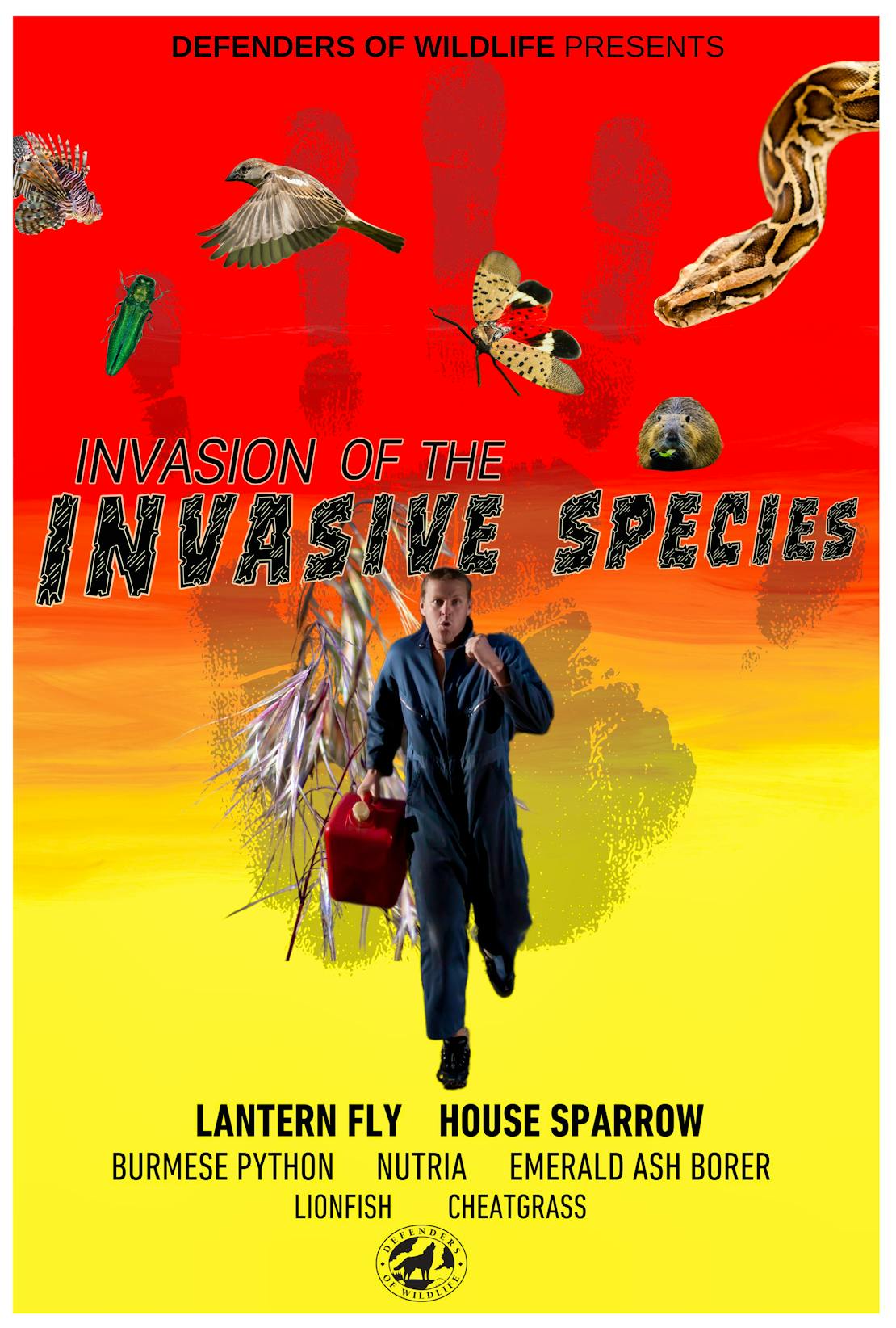 Invasion of the Invasive Species Poster