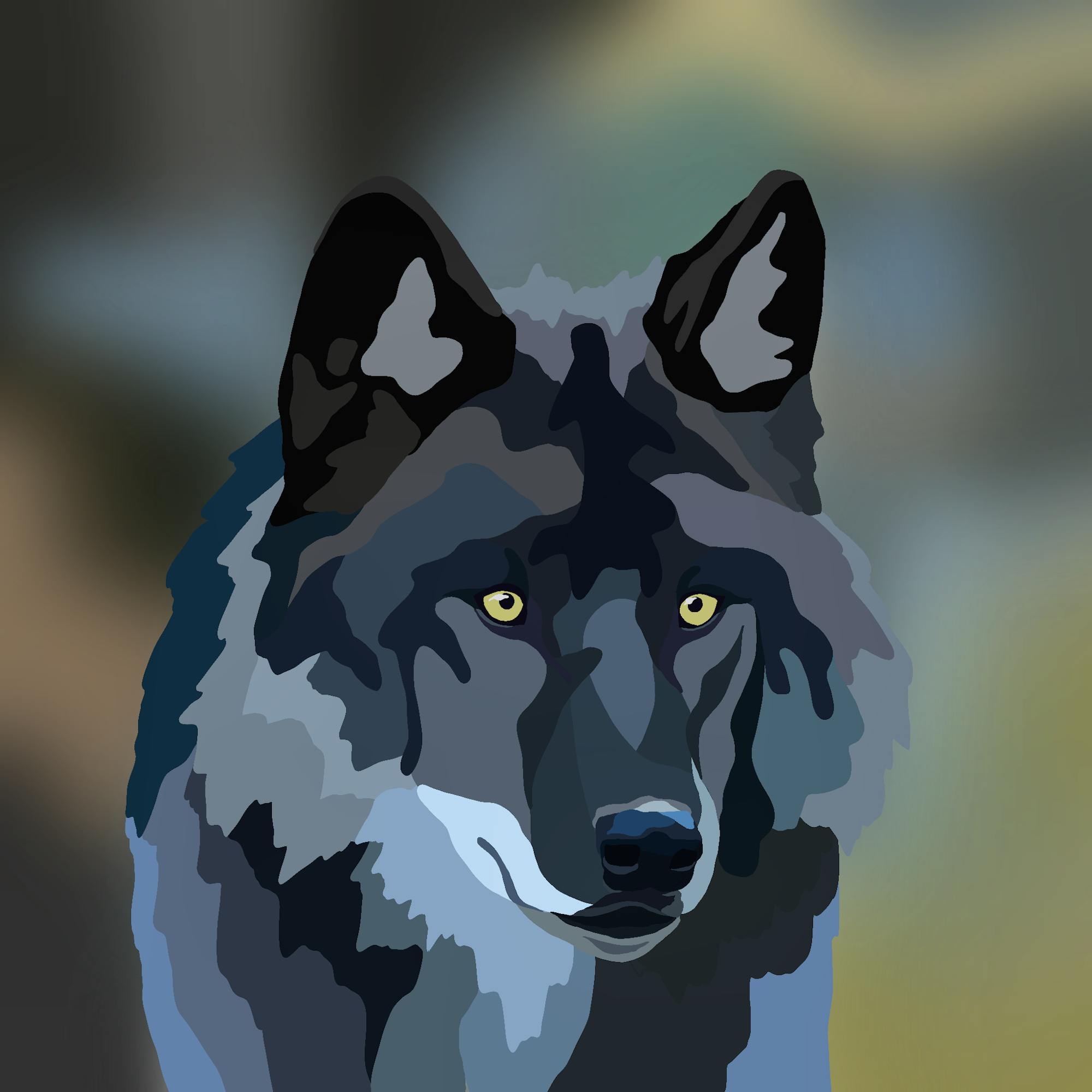 wolf illustration 3