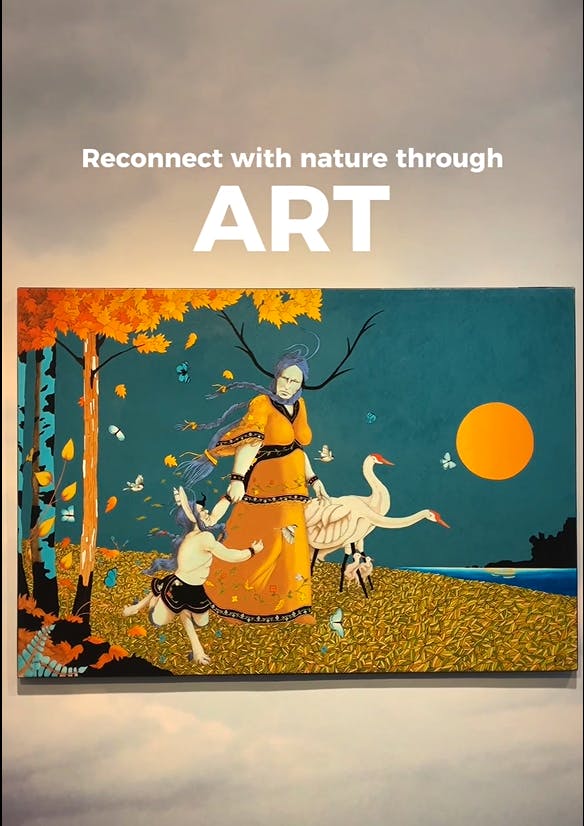 Reconnect with nature through art