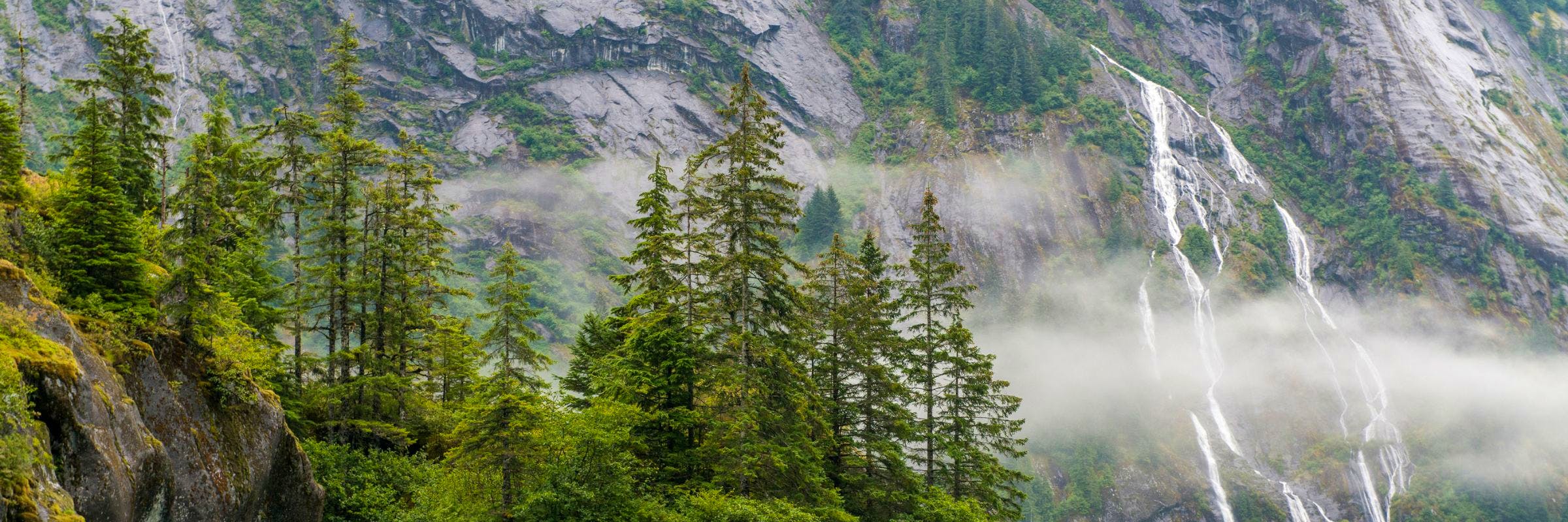 waterfall at Fords Terror Alaska