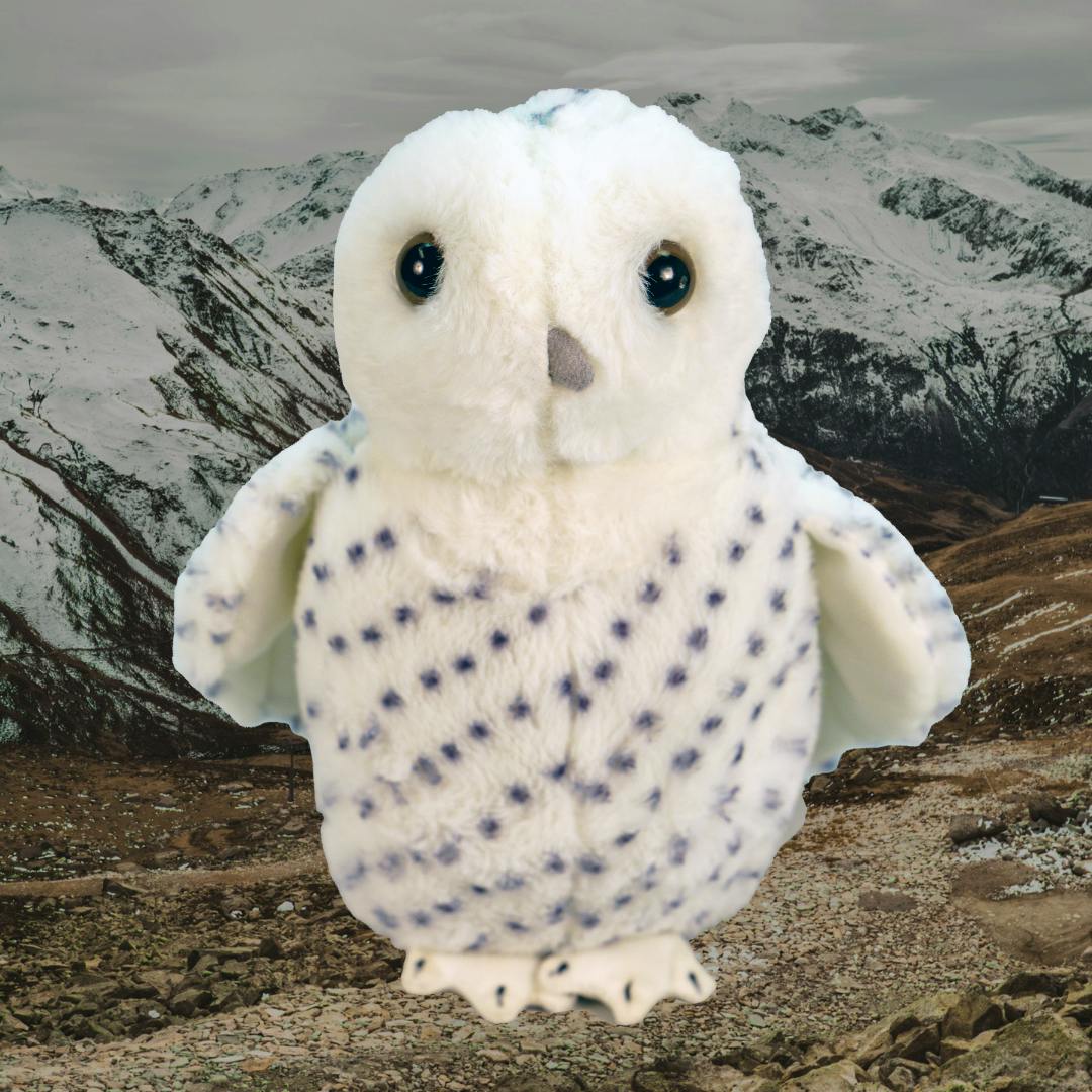 snowy owl plushie
